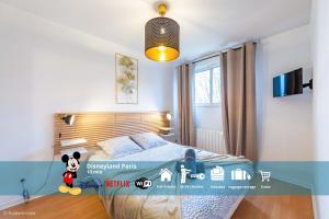Appartements Le Tikehau 4pers, 10min Disneyland Paris : photos des chambres