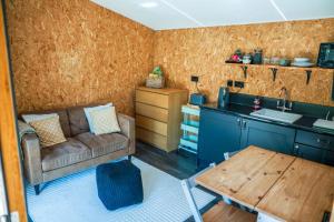 The Chard, Netherby, a micro cabin in a rural setting with a hot tub