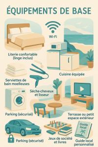 Appartements Detente, Sable et coquillages : photos des chambres