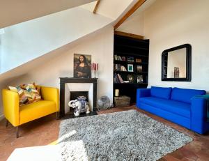 Appartements Le Mont-Eiffel - Duplex a Montmartre avec vue sur la Tour Eiffel : photos des chambres