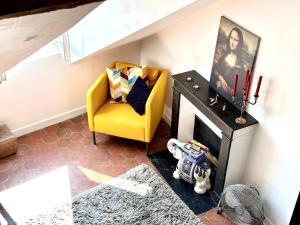 Appartements Le Mont-Eiffel - Duplex a Montmartre avec vue sur la Tour Eiffel : photos des chambres