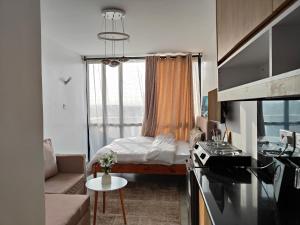 Fedha - A modern furnished Studio Apartment near JKIA and SGR free WIFI Parking