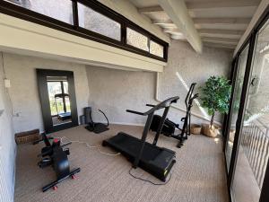 Maisons de vacances La pepite du Ventoux, petite piscine et salle de sport ! : photos des chambres
