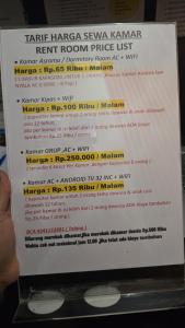 Cilacap Guest House , Penginapan lokasi strategis di Depan terminal bus cilacap