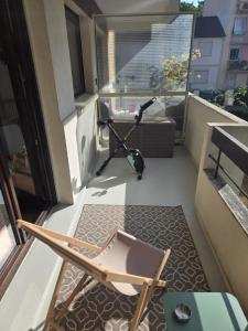 Appartements Fully-equipped large studio with terrace : photos des chambres