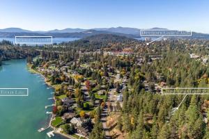 Breathtaking Lake Fernan Views & Cozy Comforts