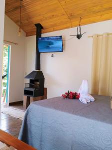 Chalé Som do Riacho e Chalé Riacho Sereno, com Hidromassagem e Lareira á 20 minutos de Gonçalves-MG