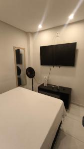 Quarto Duplo com cama extra, banheiro privativo e cozinha