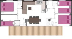 Campings Camping 4 etoiles - Piscine - ccaaeah : Mobile Home - 9