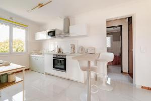 Maison indépendante 52 m2, clim, wifi et jardin