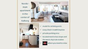 Nordic style apartment in central Aalborg