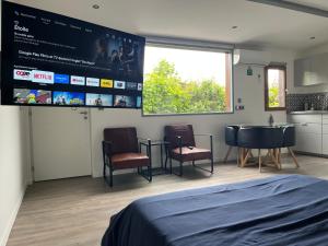 Maisons de vacances Studio Luxe + jardin et terrasse : photos des chambres