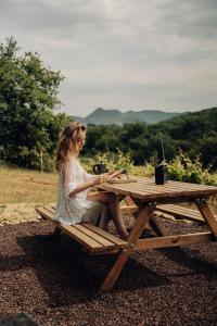 Chalets Parcel Tiny House au coeur des vignes proche Mont Ventoux : photos des chambres