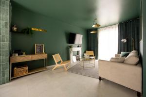 Villas Maison Emeraude - Escapade bistrot chic & nature - Proche Vannes : photos des chambres