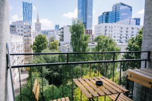 Warsaw Central Apt - Balcony, Top Location - by Rentujemy