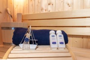 Dorumer Sielhuus 2 - Ferienwohnung mit Terrasse und Sauna