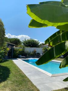 B&B / Chambres d'hotes Maison M, chambre privee acces jardin piscine et jacuzzi pres de La Rochelle : photos des chambres
