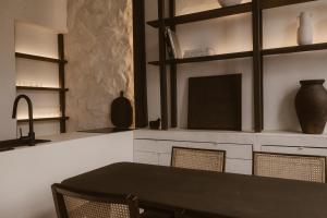 Beige Tranquil Escape by the Sea