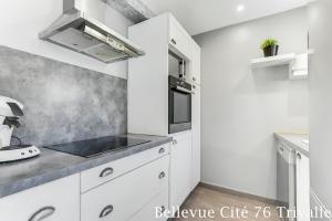 Les Bellevue Cité Trivalle "3 Apartments, 1 with Terrace & Private Parking, Aircon, WiFi, 500m from Cité, free public car park 200m"
