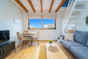 Modern loft with ocean views
