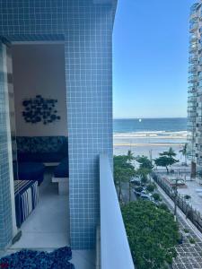Apartamento vista mar 3 quartos ar condicionado Pitangueiras Guarujá