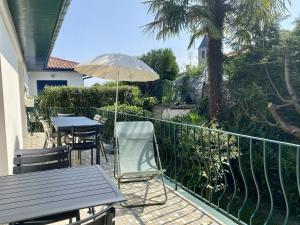 Maisons de vacances Maison renovee a Cambo, 2 ch, jardin, parking, WiFi - FR-1-495-154 : photos des chambres