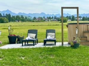 Białka i Skałka domki z jacuzzi i widokiem na góry - jacuzzi and mountain view