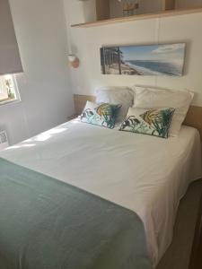 Campings Lac Aureilhan et Mimizan plages, Mobil H 3 chambres, 6 personnes climatise : photos des chambres