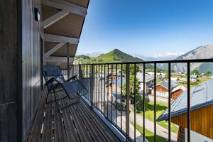 Appartements Four-bedroom triplex in Albiez-Montrond : photos des chambres