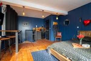 Appartements T-ES O SPA - Charmant Studio avec Jacuzzi : photos des chambres