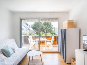 Studio cabine proche plage avec balcon sud, Wifi, et parking - Carnac - FR-1-477-98