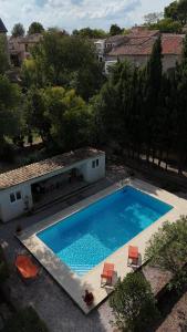 Villas Demeure de charme au nord de Montpellier avec piscine : photos des chambres