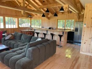 Maisons de vacances Maison bois Lesbats : photos des chambres