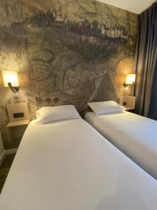 Hotels Hotel Pont Rouge , Carcassonne : Chambre Lits Jumeaux
