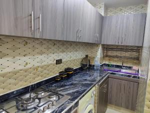 503 Location saisonnière à Martil 2 bedroom apartment living room 3rd floor