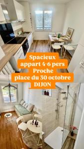 Appartements Charmant appart Dijon centre 4-6 personne : Appartement 3 Chambres