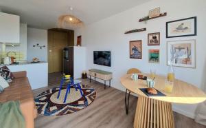 LHorizon doré, Vue mer et dunes, Plage à pied