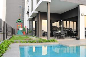 Golden Sunset Skyline View