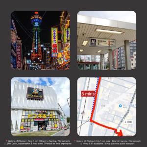 LB Prime location near Shinsaibashi Namba 3BR