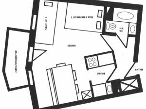 Studio cosy rénové avec balcon, proche pistescommerces, à Montchavin La Plagne - FR-1-329-3