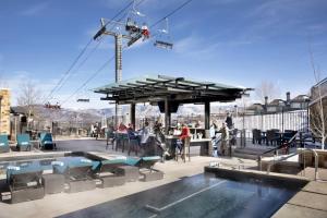 Contemporary, Oversized 1 Bedroom Luxe Ski-Inout Residence With Additional Den