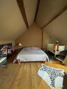 Maisons de vacances Farm with view, horses and castles, plain nature : photos des chambres