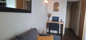 T2 2-4 pers-Balcon-Magnifique Vue Mer et Baie des Sables dOlonne