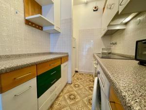 Enjoy the pool at our cozy flat