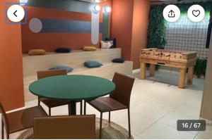 Studio com piscina no Casa Mauá