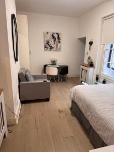 Modern spacious studio with a courtyard located in central London