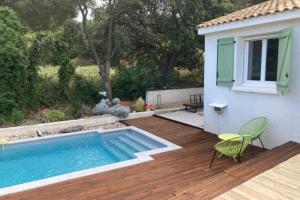 Maisons de vacances Villa au calme vue rare pinede proche mer et Montpellier : photos des chambres