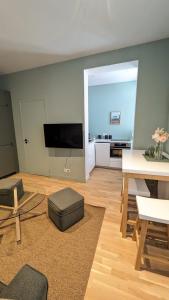 Appartements La Brise de Villers, F2 hyper centre, vue mer : photos des chambres