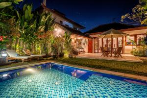 Spacious 2BR Villa Madeus with Gym Corner, Private Pool, Garden & Billard in Canggu -Bali