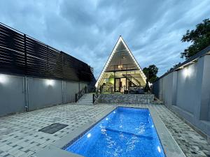 A frame with mountain view